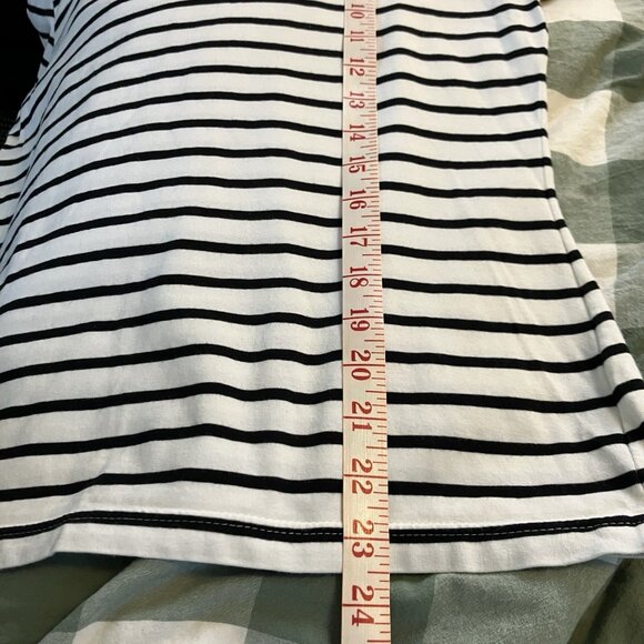 Saint James for J. Crew Turtleneck Womens M/38 Stripe Black Long Sleeve Nautical - Picture 10 of 11